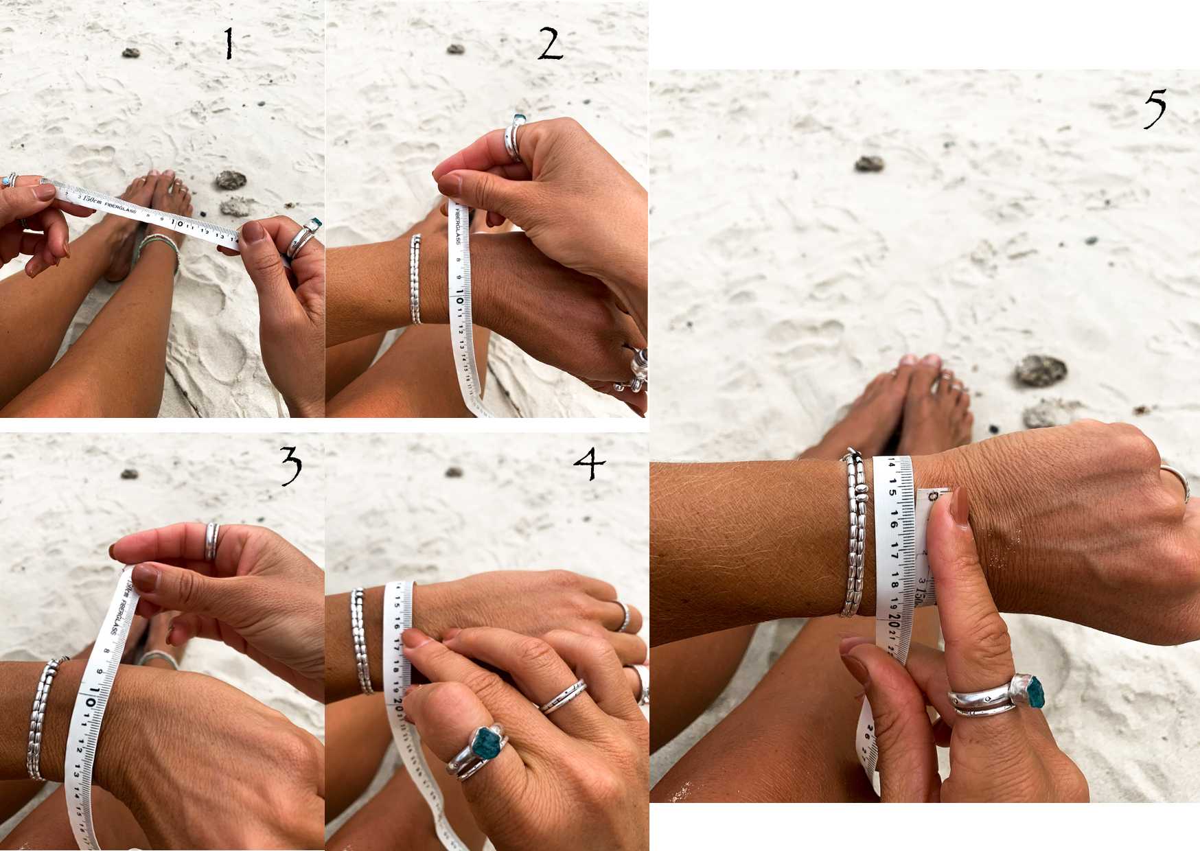 styled for web bracelet sizing