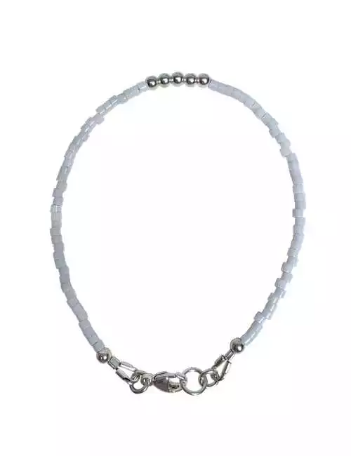 White Seed Bracelet – Rico Designs