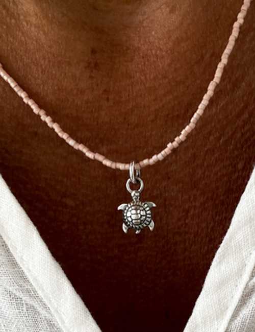 Sterling Silver Turtle Pendant Necklace – R J Morris Jewellers