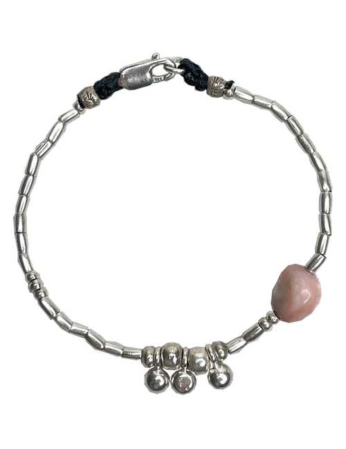 Pink Opal Ladies Bracelet Rico Designs   Pink Opal Silver Bracelet 