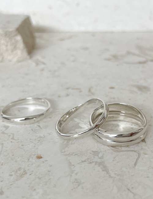 sterling silver free form ring