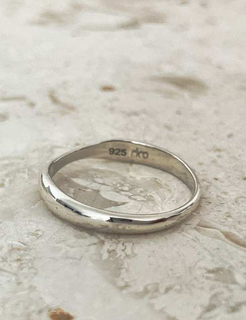 sterling silver free form ring