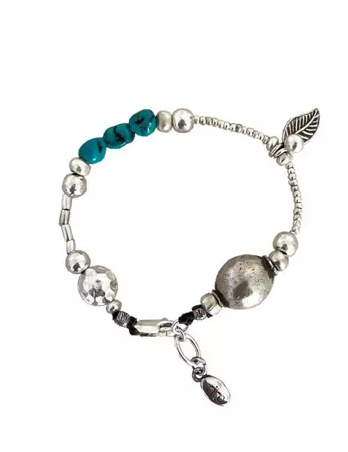 Turquoise Island Silver Bracelet