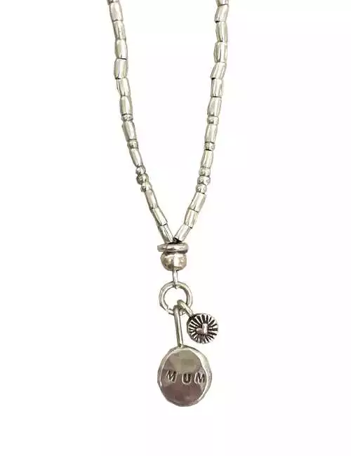 personalised pendant silver necklace