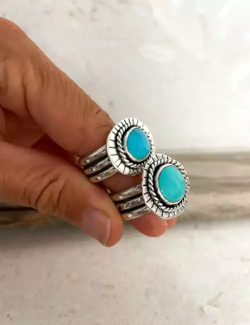 turquoise disc ring 1