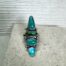stone stacked turquoise ring
