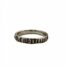 etched silver band ring