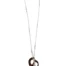 natural shell slice floating pendant on sterling silver chain dainty necklace for everyday wear ocean safe