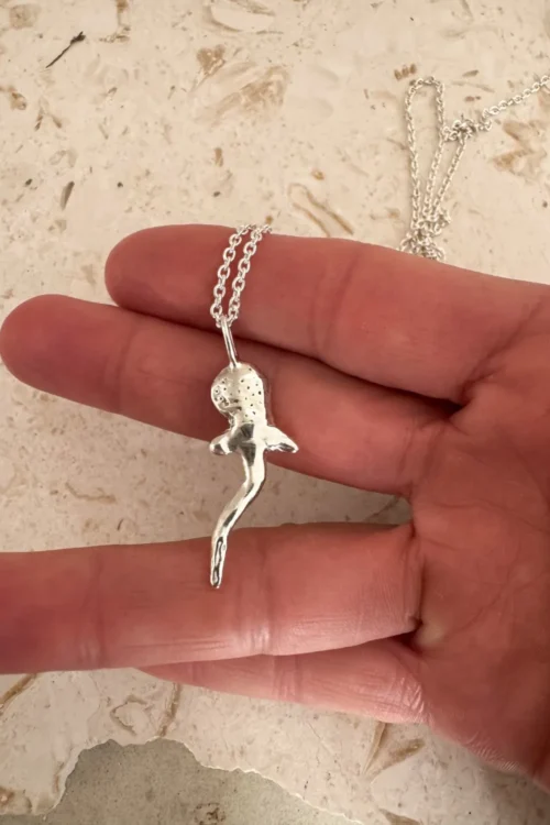 sterling silver whale shark necklace